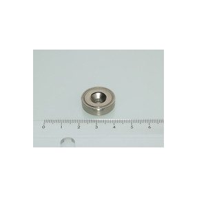 POT 20x6 NEODYM rögzítő mágnes süllyesztéssel