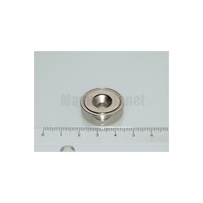 POT 25x8 NEODYM rögzítő mágnes süllyesztéssel