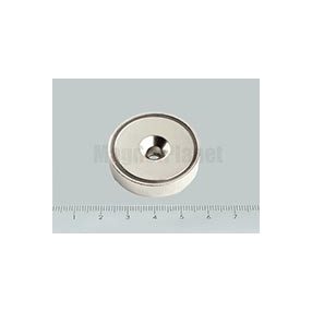 POT 36x8 NEODYM rögzítő mágnes süllyesztéssel