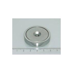 POT 42x9 NEODYM rögzítő mágnes süllyesztéssel