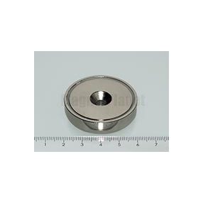 POT 42x9 NEODYM rögzítő mágnes süllyesztéssel