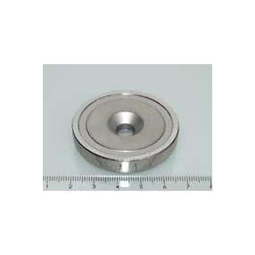 POT 48x11 NEODYM rögzítő mágnes süllyesztéssel