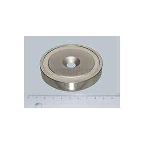 POT 75x18 NEODYM rögzítő mágnes süllyesztéssel