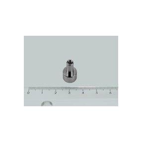 POT-B 10x4 NEODYM rögzítő mágnes menetes hüvellyel