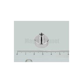 POT-B 12x5 mm NEODYM rögzítő mágnes menetes hüvellyel