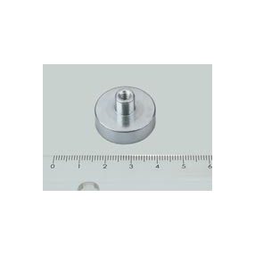 POT-B 25x7 NEODYM rögzítő mágnes menetes hüvellyel