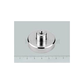 POT-B 42x9 NEODYM rögzítő mágnes menetes hüvellyel