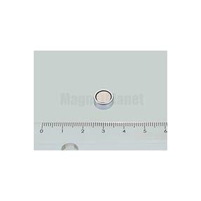 POT 10x4 NEODYM rögzítő mágnes beragasztáshoz