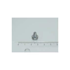 POT-G 10x4 NEODYM rögzítő mágnes menetes nyakkal (S)