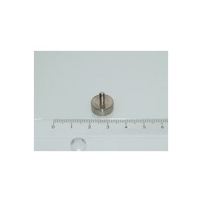 POT-G 13x5 NEODYM rögzítő mágnes menetes nyakkal