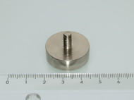 POT-G 25x7 NEODYM rögzítő mágnes menetes nyakkal