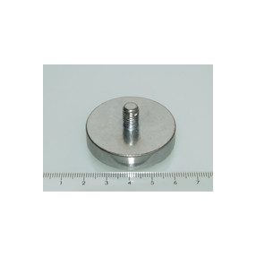 POT-G 42x9 NEODYM rögzítő mágnes menetes nyakkal