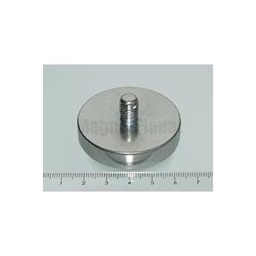 POT-G 48x11 NEODYM rögzítő mágnes menetes nyakkal