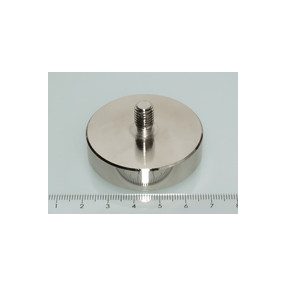 POT-G 48x11 NEODYM rögzítő mágnes menetes nyakkal