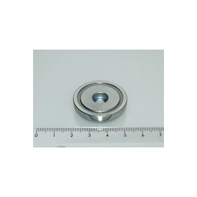 POT-H 32x8 NEODYM rögzítő mágnes csavarfészekkel