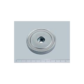 POT-H 60x15 NEODYM rögzítő mágnes csavarfészekkel