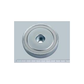 POT-H 75x18 NEODYM rögzítő mágnes csavarfészekkel