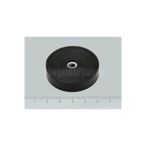   POT-IB 45x9 NEODYM rögzítő mágnes belső menettel, gumibevonattal