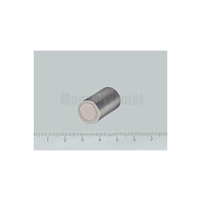   POT-RA 13x18 AlNiCo rögzítő mágnes h6 illesztéssel, vas hüvelyben