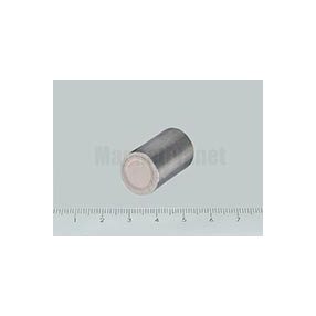   POT-RA 16x20 AlNiCo rögzítő mágnes h6 illesztéssel, vas hüvelyben