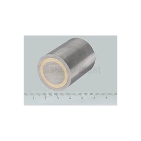   POT-RA 32x35 AlNiCo rögzítő mágnes h6 illesztéssel, vas hüvelyben