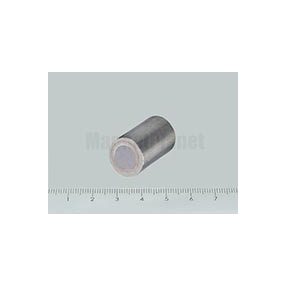   POT-RN 16x20 NEODYM rögzítő mágnes h6 illesztéssel, vas hüvelyben