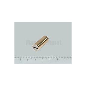   POT-RN 8x20 NEODYM rögzítő mágnes h6 illesztéssel, réz hüvelyben