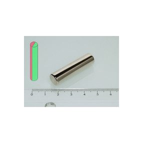 10x40 mm N45 NEODYM mágnes rúd DIAMETRAL!