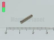 2x10 mm N40 NEODYM mágnes rúd