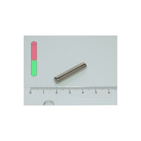 6x30 mm N35 NEODYM mágnes rúd