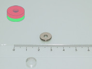 10x2/3,2 mm 40SH NEODYM mágnes gyűrű