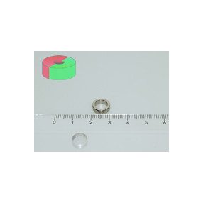 10x3/7 mm N45 NEODYM mágnes gyűrű DIAMETRAL!