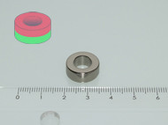 15x6/8 mm N42 NEODYM mágnes gyűrű