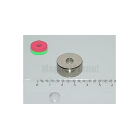 22x10/6 mm N42 NEODYM mágnes gyűrű