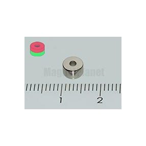 5x3/1.5 mm N38 NEODYM mágnes gyűrű