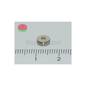 6x2,5/2 mm N38 NEODYM mágnes gyűrű