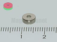 6x2,5/2 mm N38 NEODYM mágnes gyűrű