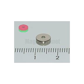 7x3/1.5 mm N38 NEODYM mágnes gyűrű