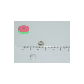 8x2/4 mm N45 NEODYM mágnes gyűrű