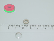 8x2/4 mm N45 NEODYM mágnes gyűrű