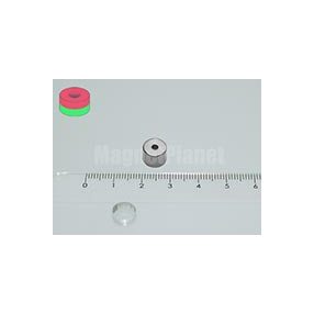 8x6/2 mm N52 NEODYM mágnes gyűrű