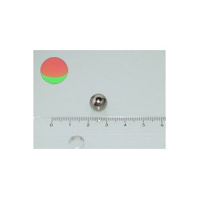 10 mm N45 NEODYM mágnes golyó Ni